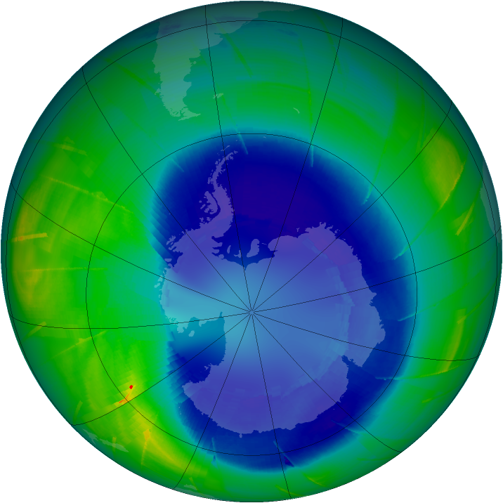 Ozone Map 2009-09-01